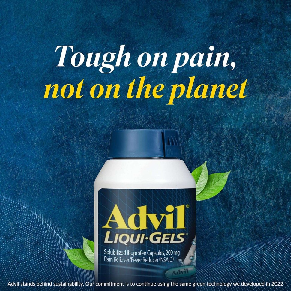 Advil Liqui-Gels Minis — ибупрофен в гелевых капсулах (80 шт.)