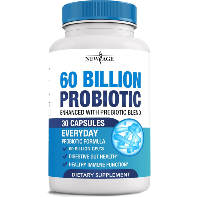 NEW AGE Probiotics — 60 млрд КОЕ с пребиотиком (30 таб)