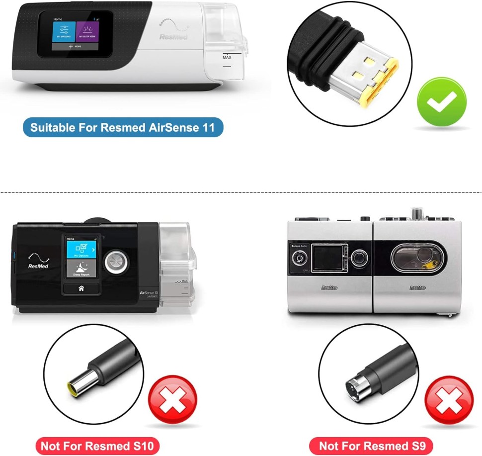 FLAON 20V PD USB-C ResMed AirSense 11, Airmini 65W 20W