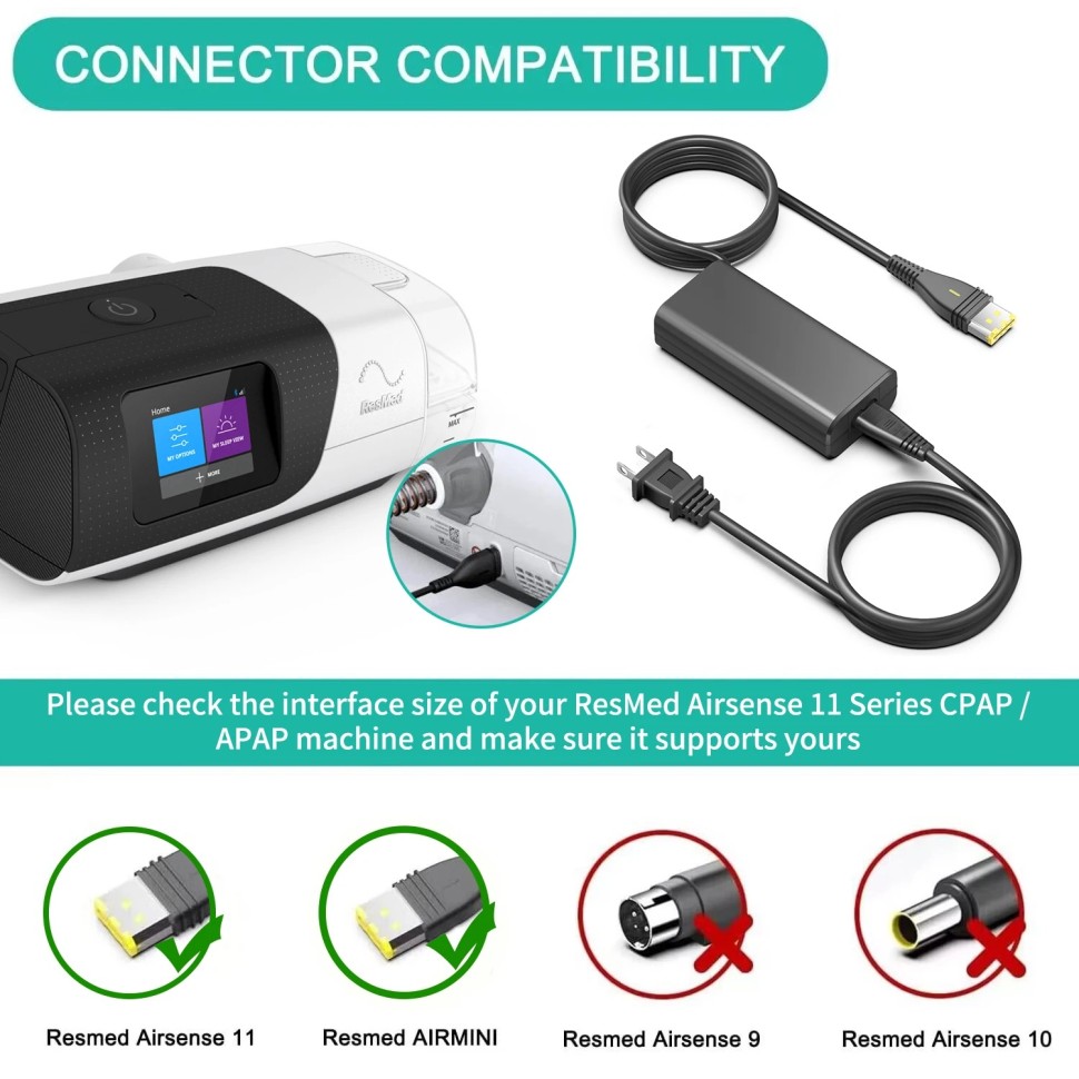 Блок питания KFD 65W для сипап ResMed 11 и AirMini